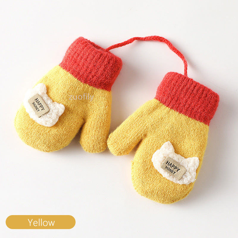 Knitted Winter Mittens