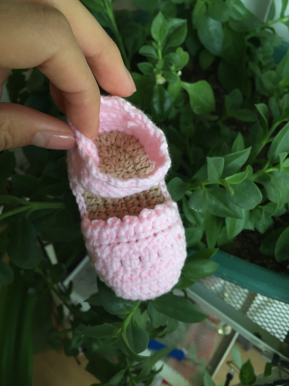 Handmade Crocheted Infant Shoes