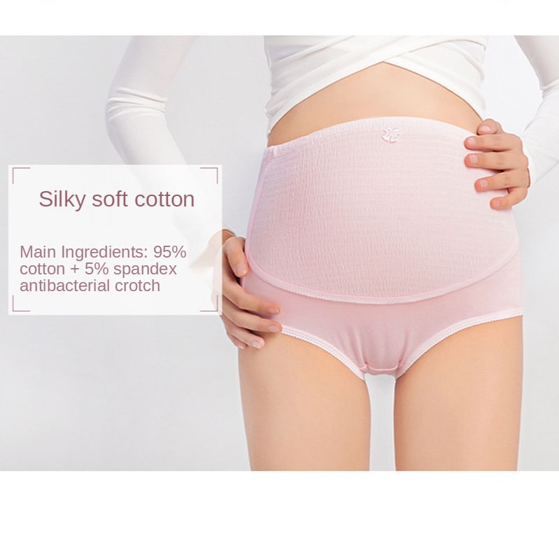 Plus Size Cotton Stretch Maternity Panties