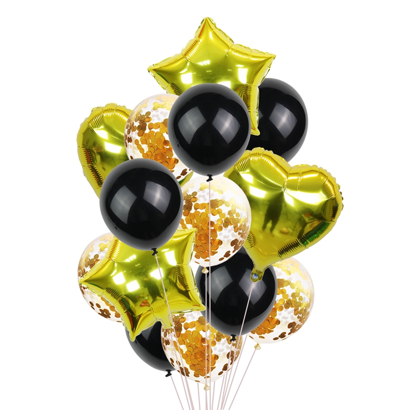 Metallic Confetti Balloon for Birthday Party
