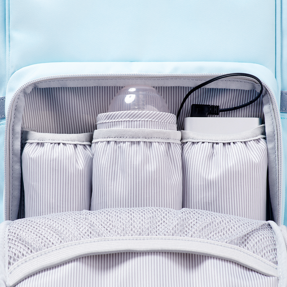 Sunveno Baby Bottle Warmer Baby Nursing Bottle Heater Travel Stroller Bag 5V/2A USB Milk Water Keep Warmer Insulated Bag