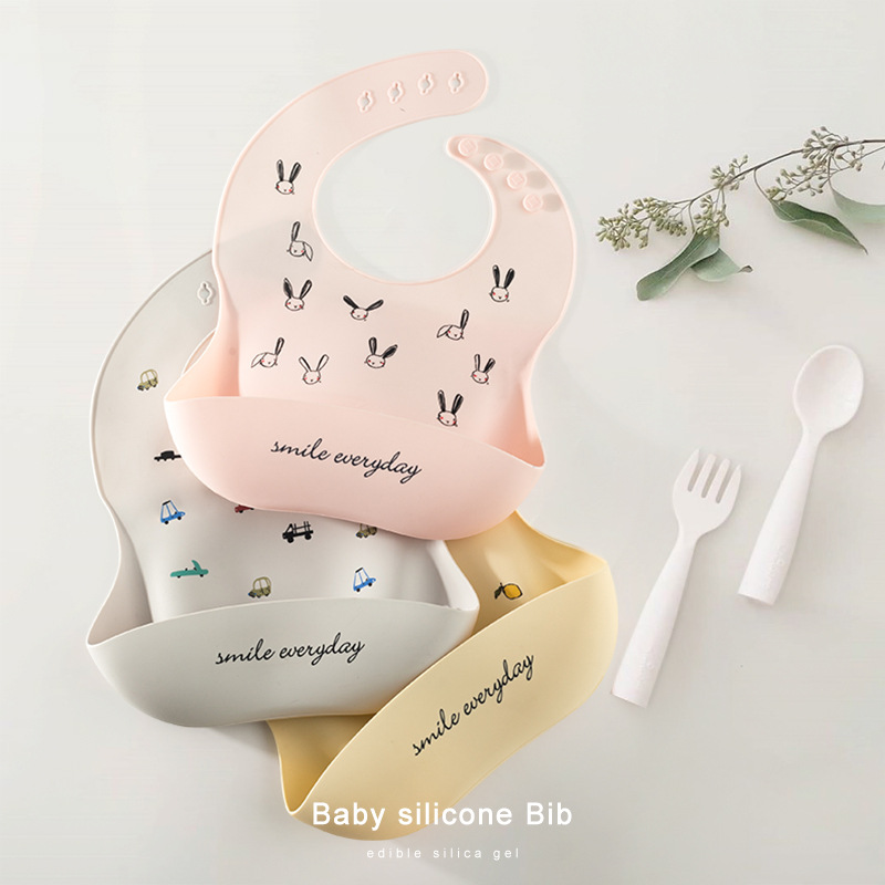 Soft Silicone Waterproof Baby Bibs